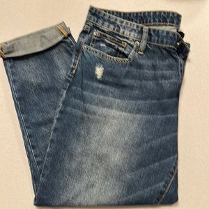Gap cropped boyfriend fit denim